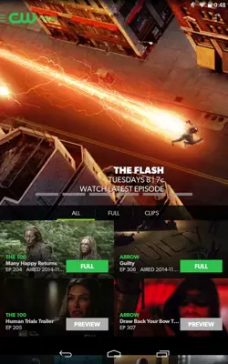 The CW android App screenshot 9