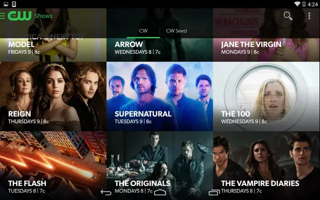 The CW android App screenshot 13