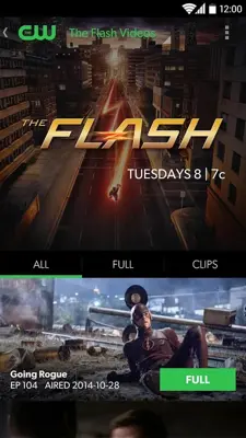 The CW android App screenshot 1